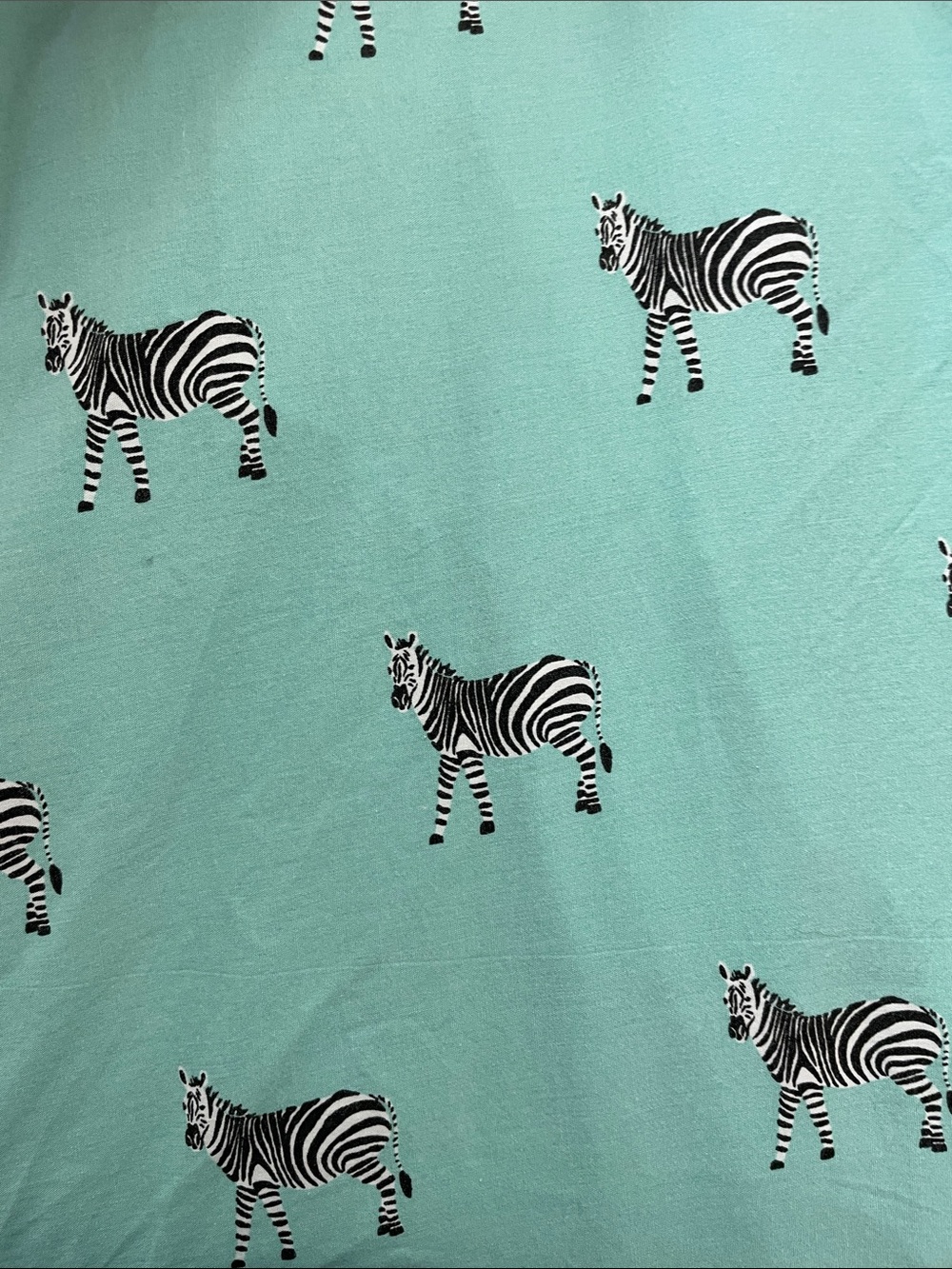Martha Stewart Twin Sheet Set - Zebras